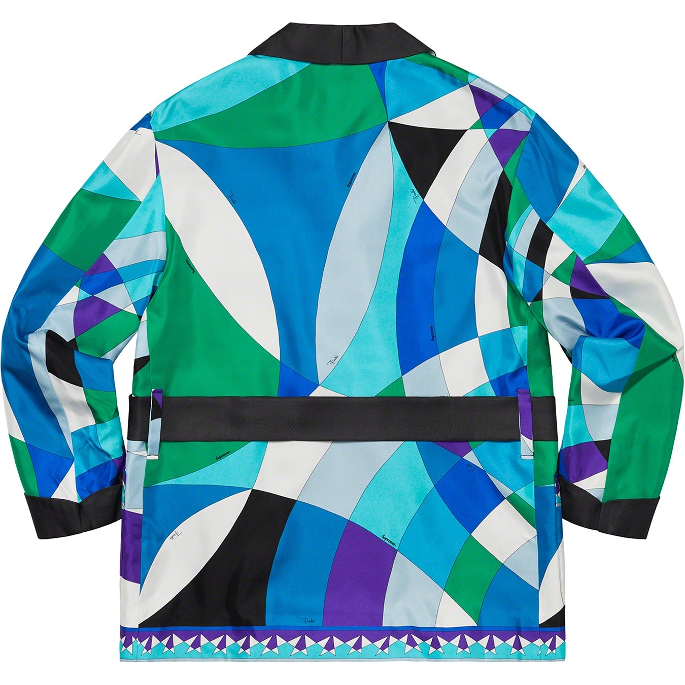 Supreme®/Emilio Pucci® Silk Smoking Jacket view 4